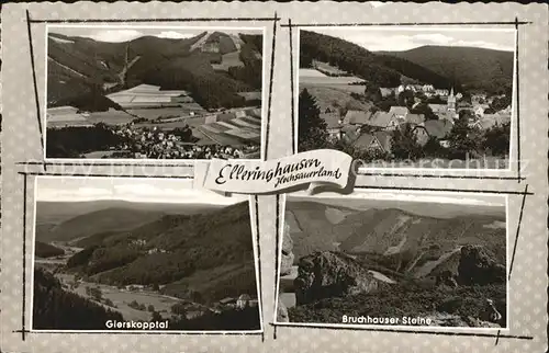 Elleringhausen Sauerland Total Gierskopptal Bruchhuser Steine Kat. Olsberg