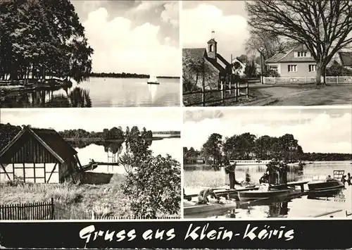Klein Koeris See Dorfmotive Bootssteg Kat. Gross Koeris