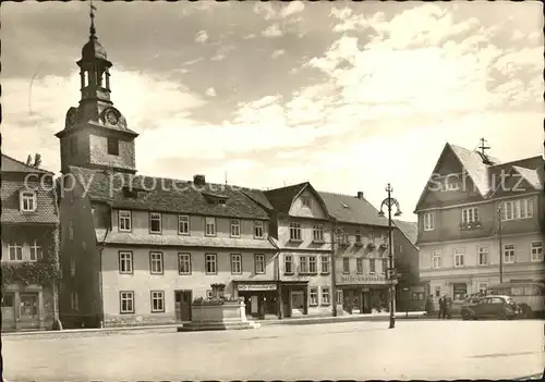 Bad Blankenburg Markt Brunnen Kirchturm Kat. Bad Blankenburg