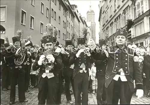 Annaberg Buchholz Erzgebirge Bergmusik am Markt Kat. Annaberg