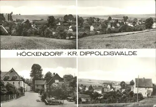 Hoeckendorf Dippoldiswalde Orts und Teilansichten Kat. Hoeckendorf