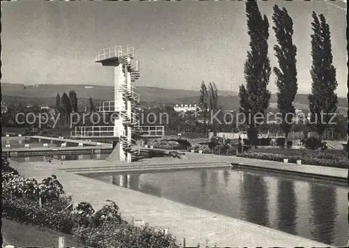 Wiesbaden Schwimmbad Kleinfeldchen Kat. Wiesbaden