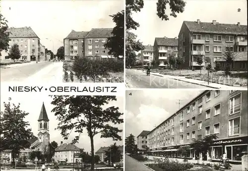 Niesky Zinzendorfplatz AWG Siedlung Gersdorfstr Strasse der Befreiung Kat. Niesky