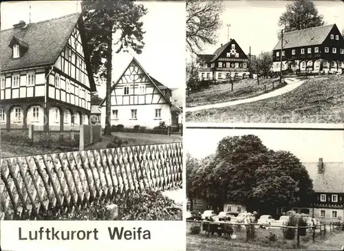 Weifa Oberlausitzer Umgebindehaeuser und Gaststaette Kastanie Kat. Steinigtwolmsdorf