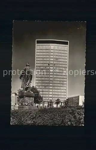 Essen Ruhr Hochhaus Kruppstrasse Bismarckdenkmal Kat. Essen