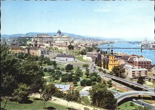 Budapest Panorama Donau Kat. Budapest