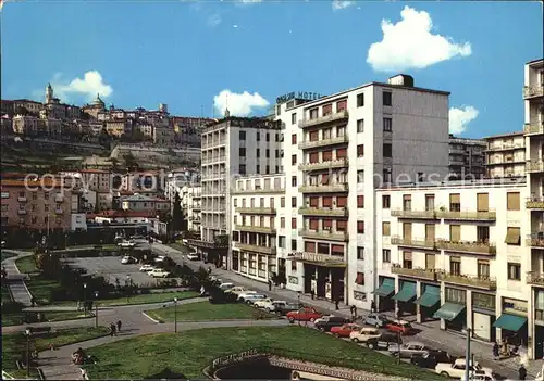 Bergamo Piazza della Republica con Hotel Excelsior S Marco Kat. Bergamo