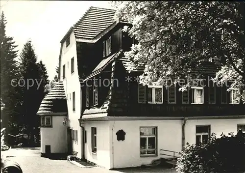 Baerenfels Erzgebirge Handwerker Erholungsheim Spitzbergbaude Kat. Altenberg