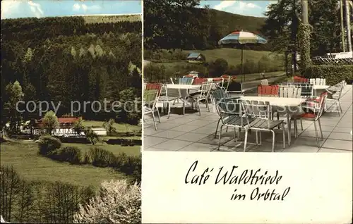 Bad Orb Cafe Waldfriede Orbtal Kat. Bad Orb