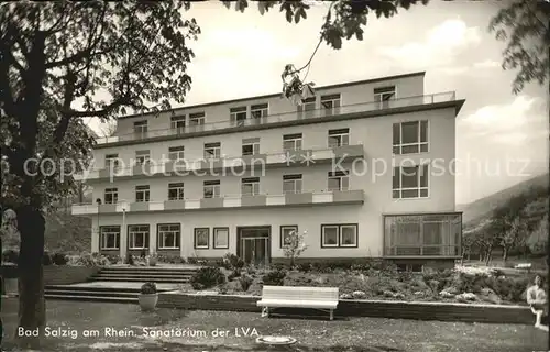 Bad Salzig Sanatorium LVA Kat. Boppard
