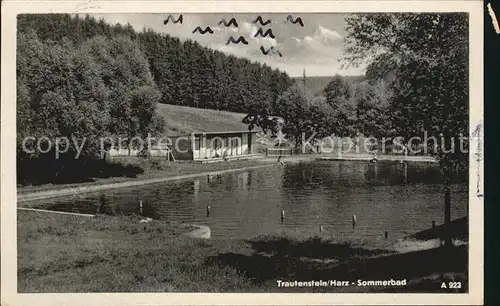 Trautenstein Harz Sommerbad Kat. Hasselfelde