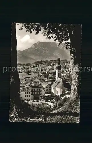 Reit Winkl Kirche Kaisergebirge Kat. Reit im Winkl