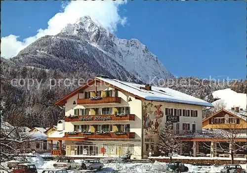 Mittenwald Bayern Hotel Rieger Kat. Mittenwald