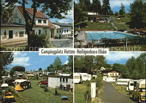 Schluechtern Campingplatz Hutten Heiligenborn Rhoen  Kat. Schluechtern