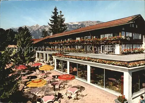 Sonthofen Oberallgaeu Kur  und Sporthotel Allgaeuer Berghof  Kat. Sonthofen