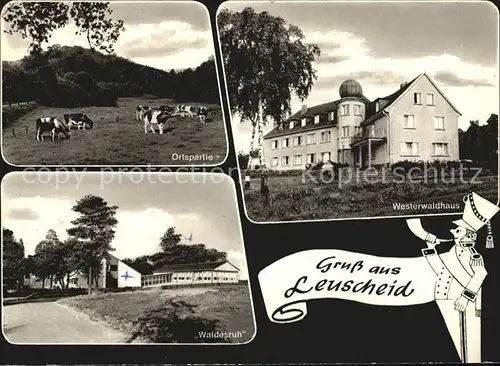 Leuscheid Westerwaldhaus Waldesruh  Kat. Windeck
