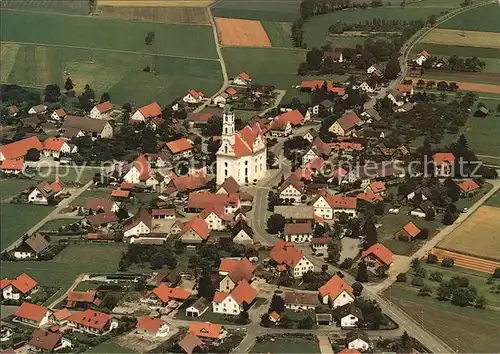 Bad Schussenried Wallfahrtskirche Steinhausen Fliegeraufnahme Kat. Bad Schussenried