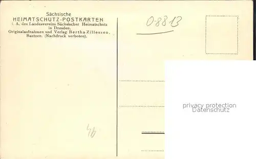 Waltersdorf Zittau Weberhaeuschen Serie Saechsische Heimatschutz Postkarten Kat. Grossschoenau Sachsen