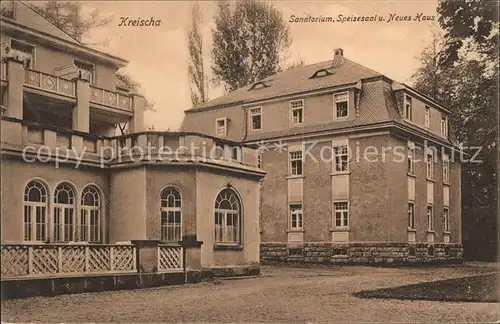 Kreischa Sanatorium Speisesaal Neues Haus Kat. Kreischa Dresden