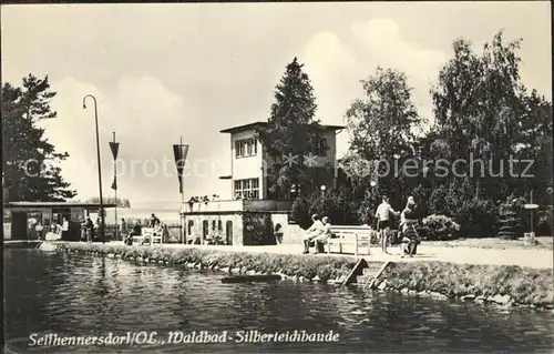 Seifhennersdorf Waldbad Silberteichbaude Kat. Seifhennersdorf