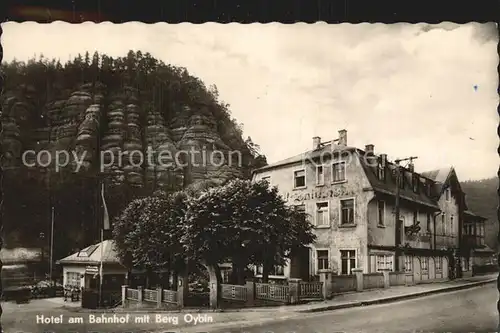 Oybin Hotel am Bahnhof Berg Oybin Zittauer Gebirge Kat. Kurort Oybin