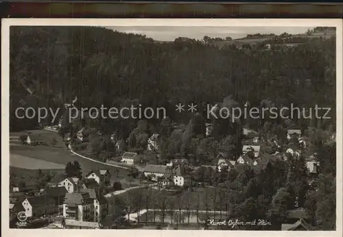 Hain Oybin Ortsansicht Zittauer Gebirge Kat. Kurort Oybin