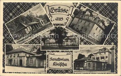 Kreischa Sanatorium Kurhaus Kat. Kreischa Dresden