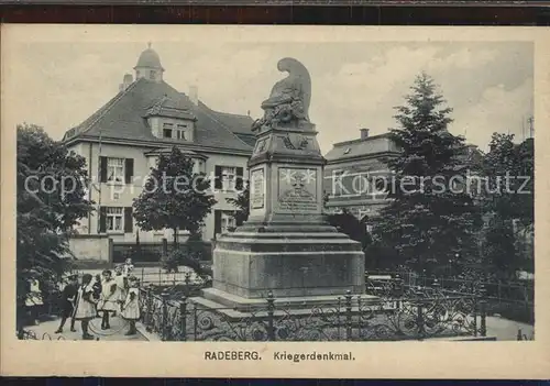Radeberg Sachsen Kriegerdenkmal Kat. Radeberg