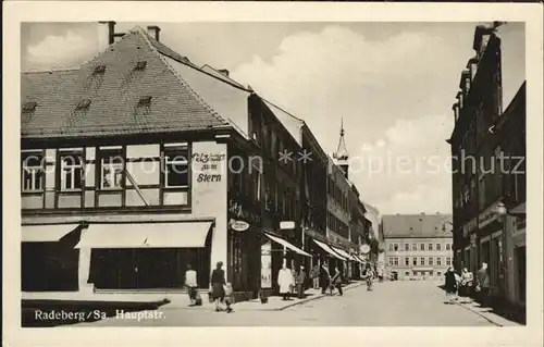 Radeberg Sachsen Hauptstrasse Pelzhaus Kat. Radeberg