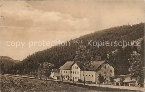 Oberpoebel Gasthof Brauerei Sportheim Fremdenheim Kat. Schmiedeberg Osterzgebirge