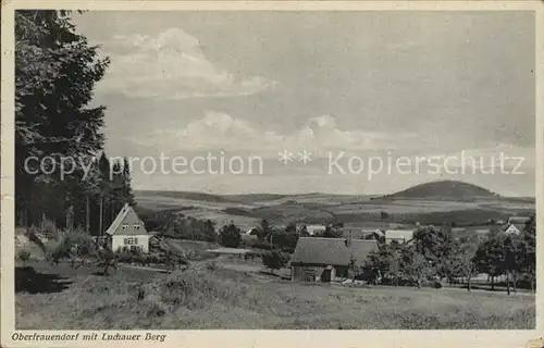 Oberfrauendorf Waldhaus Beyer Luchauer Berg Kat. Glashuette Sachsen