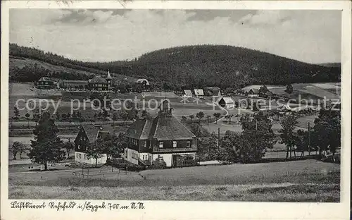 Rehefeld Zaunhaus Teilansicht Luftkurort mit Jagdschloss Kat. Altenberg