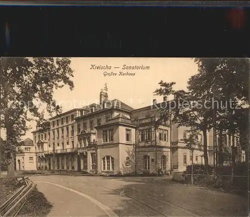 Kreischa Sanatorium Grosses Kurhaus Kat. Kreischa Dresden