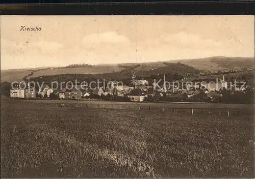 Kreischa Panorama Kat. Kreischa Dresden