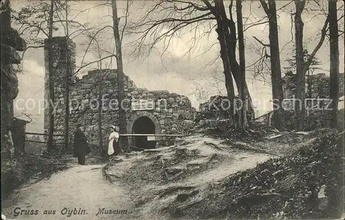 Oybin Museum Die Geschichte des Oybin Ruine Zittauer Gebirge Kat. Kurort Oybin