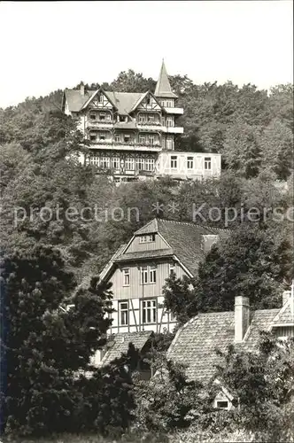 Wernigerode Harz FDGB Diaetkurheim Sennhuette Kat. Wernigerode