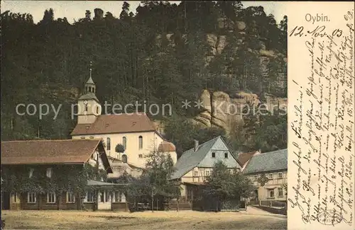Oybin Kirche Berg Oybin Zittauer Gebirge Kat. Kurort Oybin