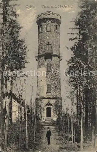 Oybin Turm auf dem Hochwald Zittauer Gebirge Kat. Kurort Oybin