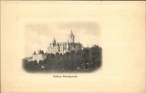 Wernigerode Harz Schloss Kat. Wernigerode