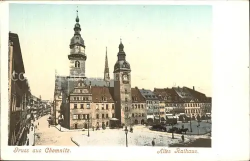 Chemnitz Altes Rathaus Kat. Chemnitz