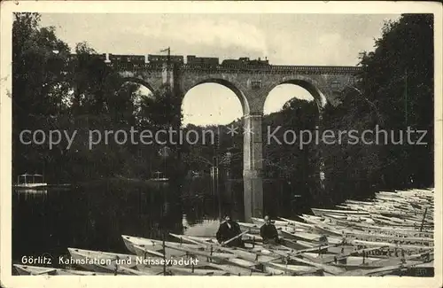 Goerlitz Sachsen Kahnstation Neisseviadukt Kat. Goerlitz