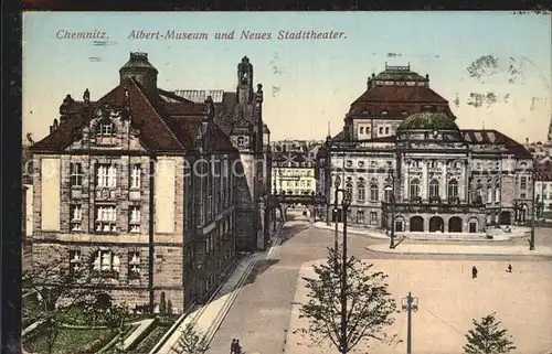 Chemnitz Albert Museum Neues Stadttheater Kat. Chemnitz