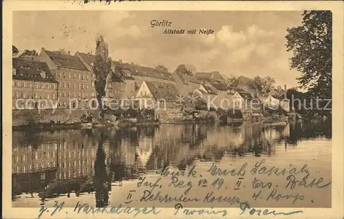 Goerlitz Sachsen Altstadt Neisse Kat. Goerlitz