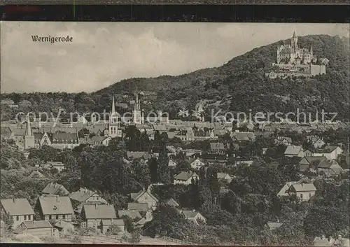 Wernigerode Harz Stadtansicht Kat. Wernigerode