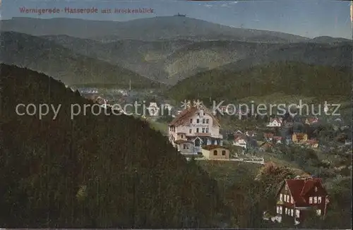 Hasserode Brockenblick Kat. Wernigerode