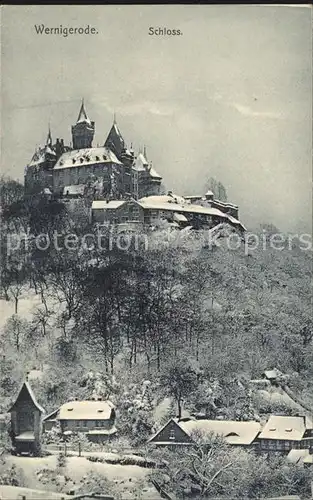 Wernigerode Harz Schloss Kat. Wernigerode