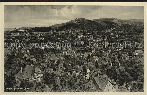 Wernigerode Harz Totalansicht Kat. Wernigerode