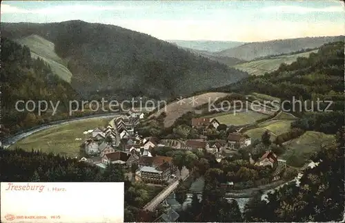 Treseburg Harz Teilansicht  Kat. Treseburg