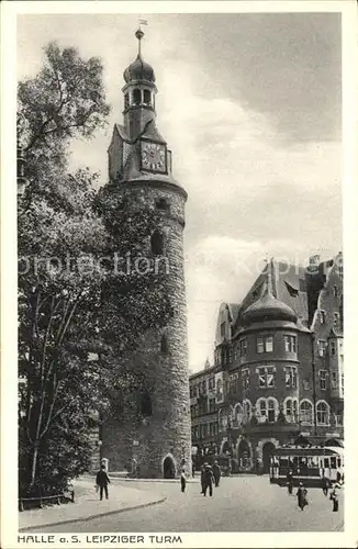 Halle Saale Leipziger Turm Kat. Halle