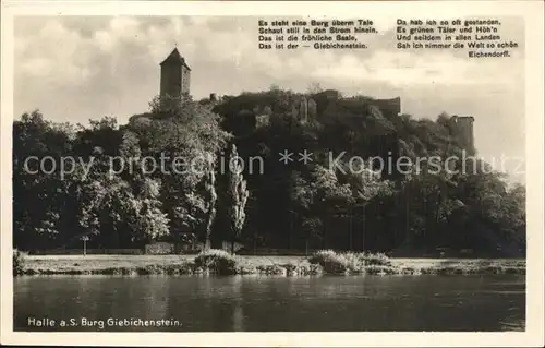 Halle Saale Burg Giebichenstein Kat. Halle